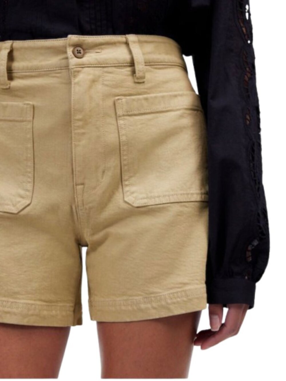 Women's 27 Madewell The Emmett Short Dyed Twill Patch Pocket Edition